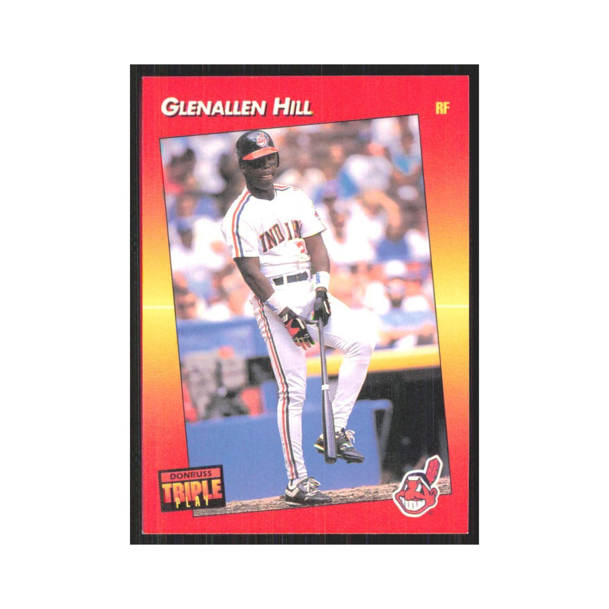 1992 Triple Play Glenallen Hill Indians #181