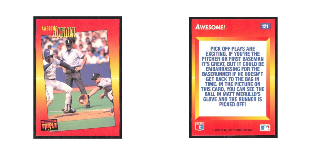 1992 Triple Play Matt Merullo White Sox #121