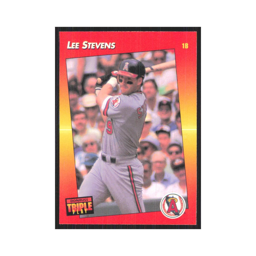 1992 Triple Play Lee Stevens Angels #119