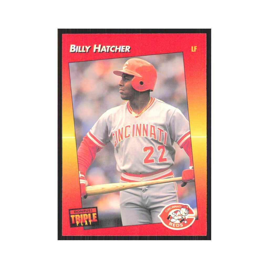 1992 Triple Play Billy Hatcher Reds #222