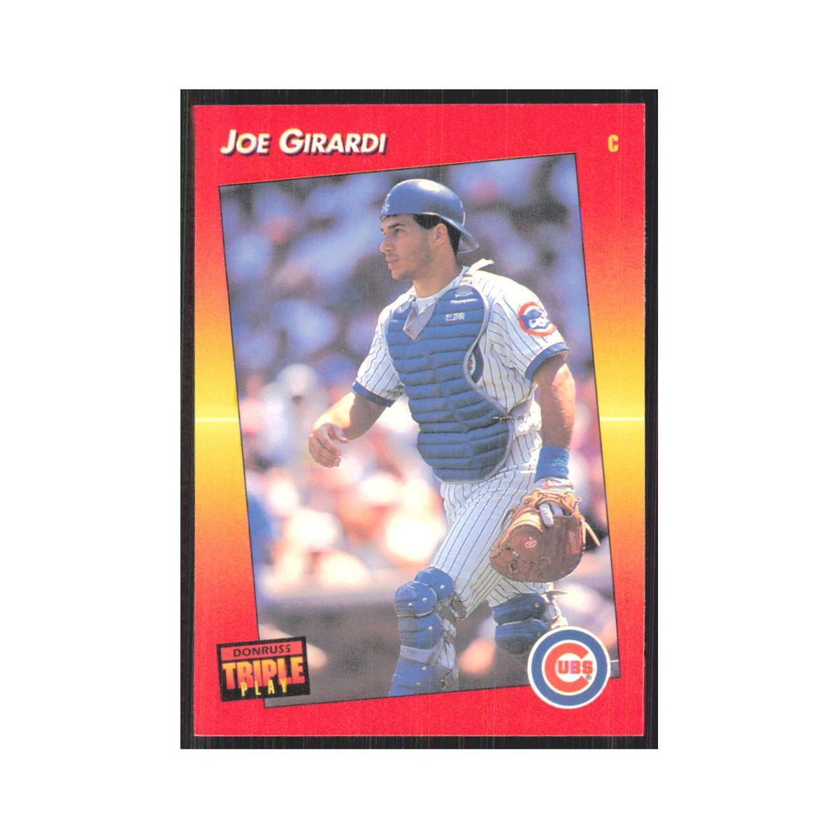 1992 Triple Play Joe Girardi Cubs #151