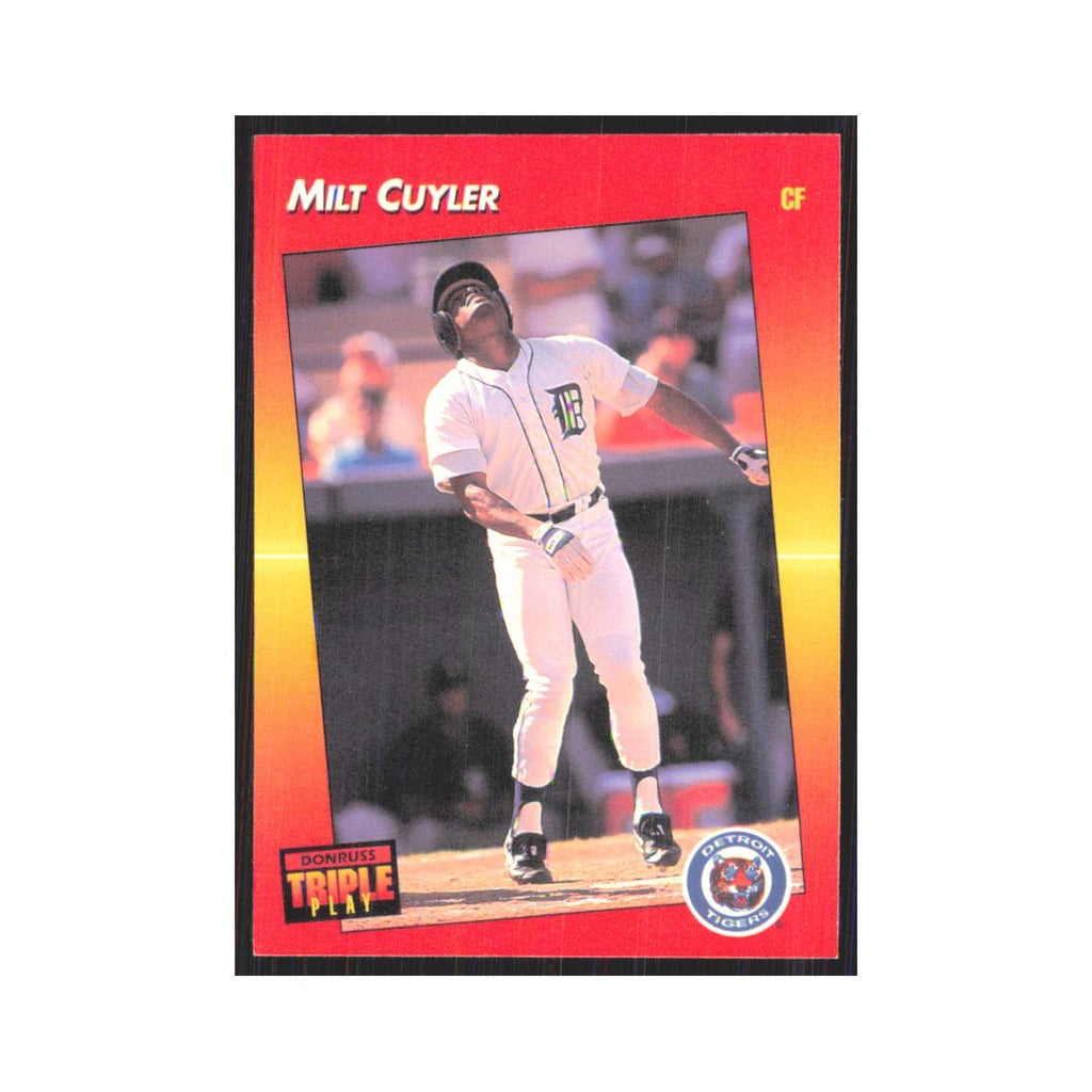 1992 Triple Play Milt Cuyler Tigers #100