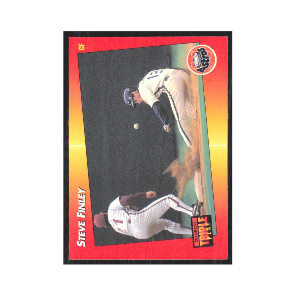 1992 Donruss Triple Play Steve Finley Astros #43