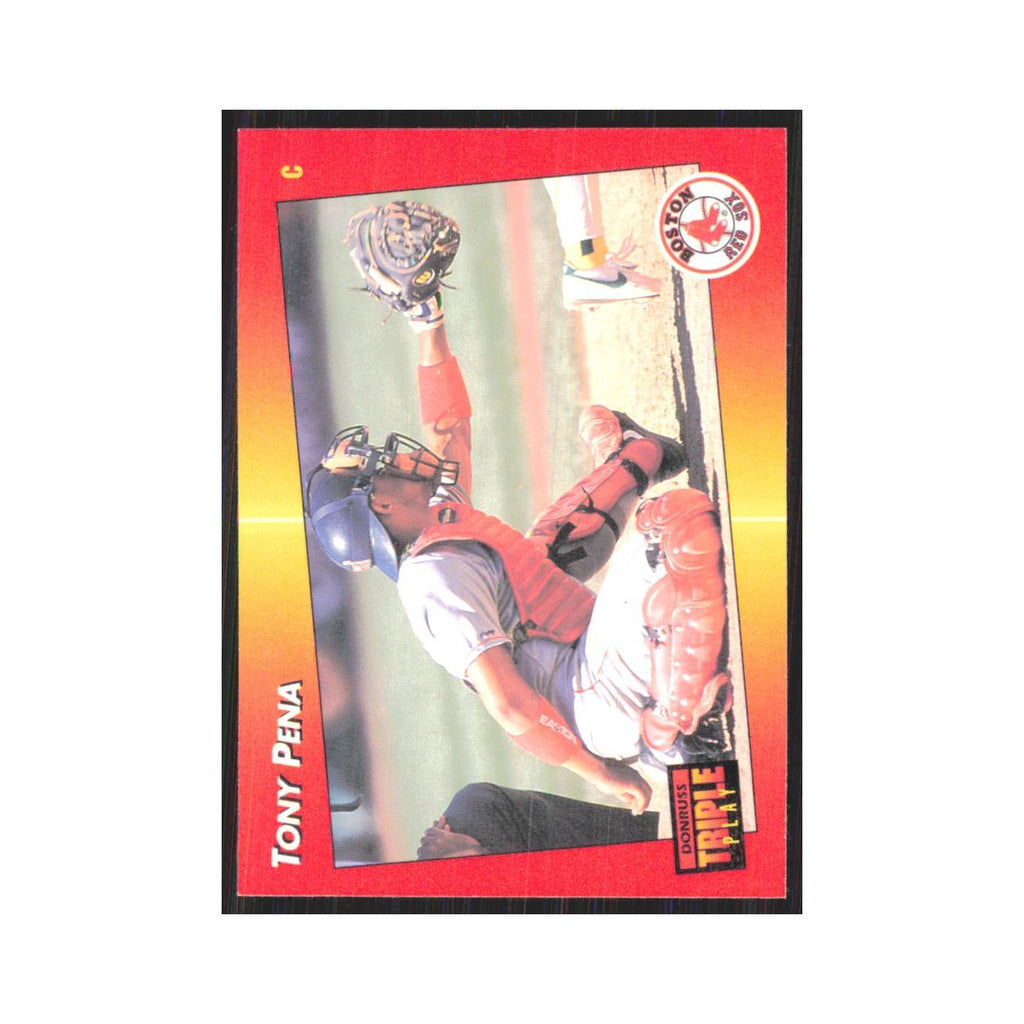 1992 Donruss Triple Play Tony Pena Red Sox #48