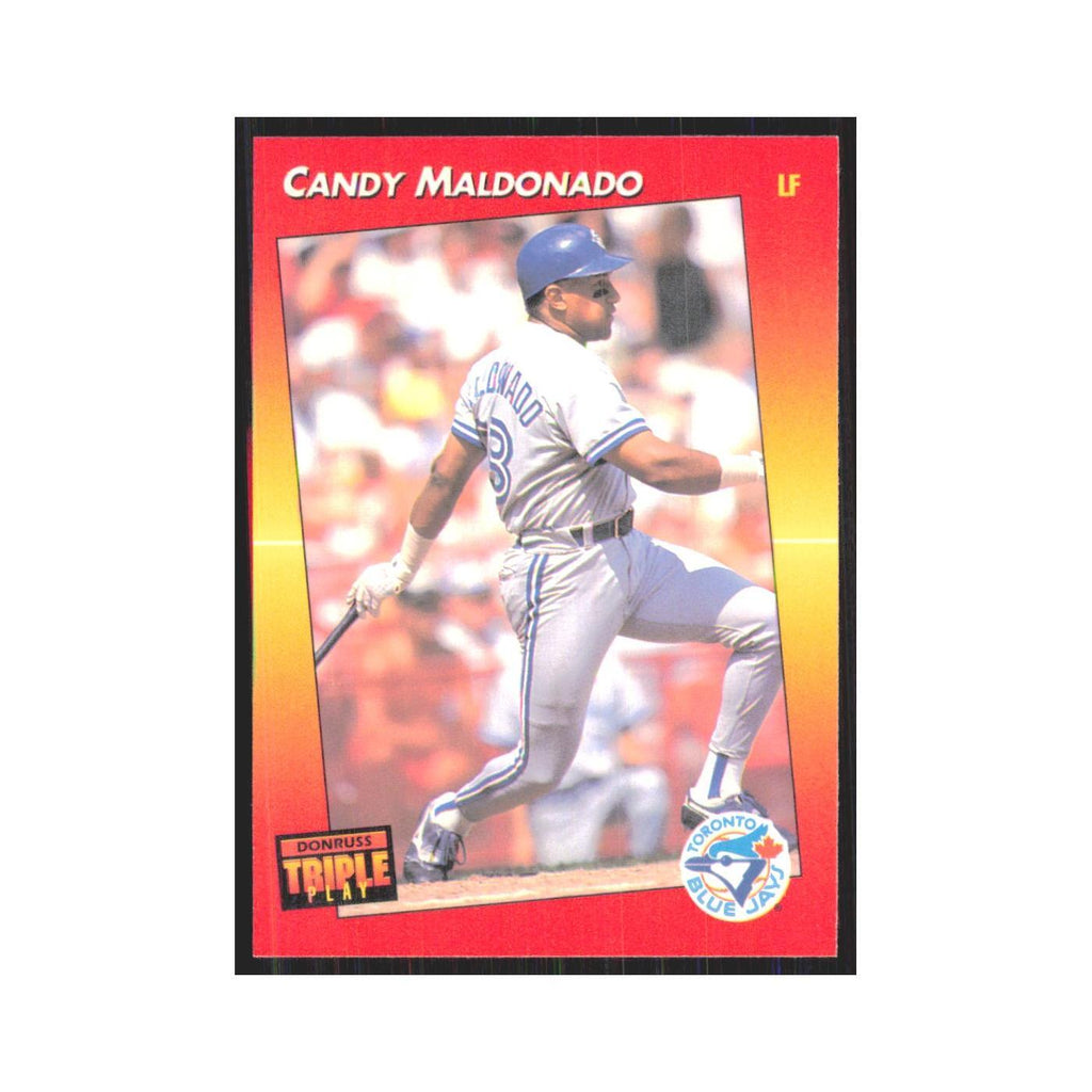 1992 Donruss Triple Play Candy Maldonado Blue Jays #15