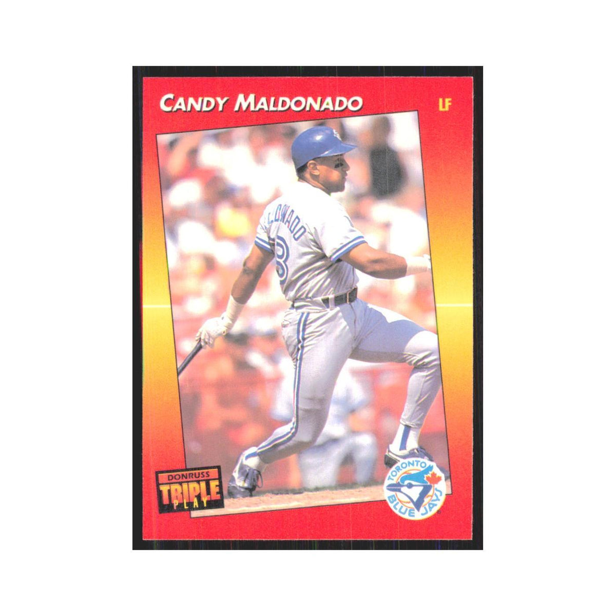 1992 Donruss Triple Play Candy Maldonado Blue Jays #15
