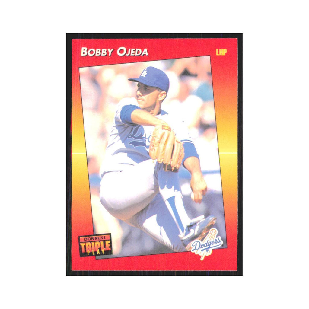 1992 Donruss Triple Play Bobby Ojeda Dodgers #21