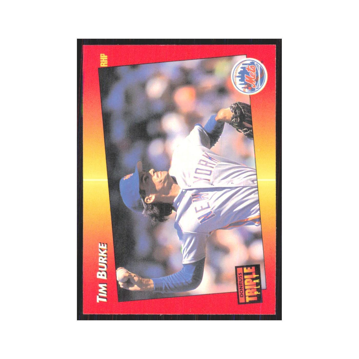 1992 Donruss Triple Play Tim Burke Mets #14