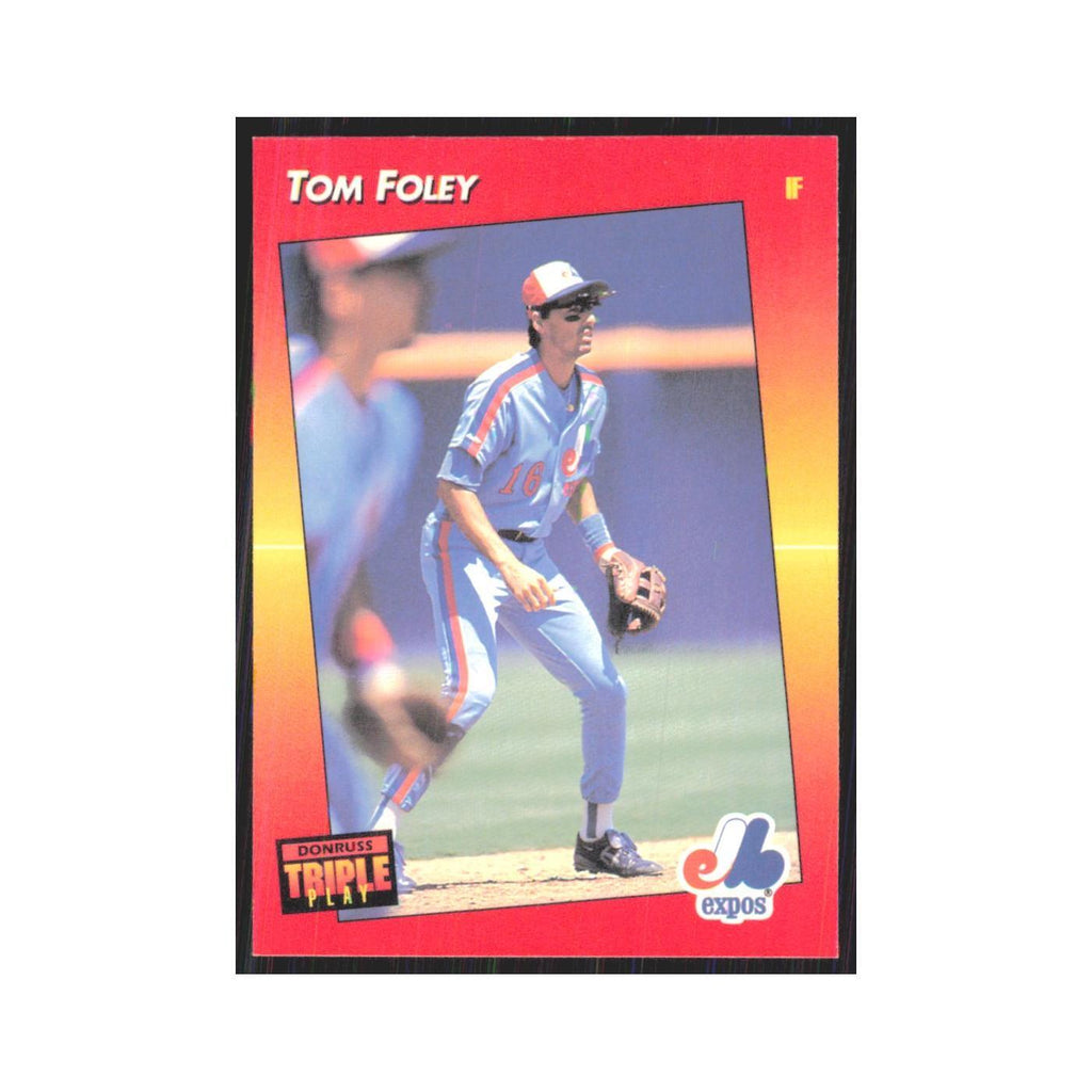 1992 Donruss Triple Play Tom Foley Montreal Expos #2