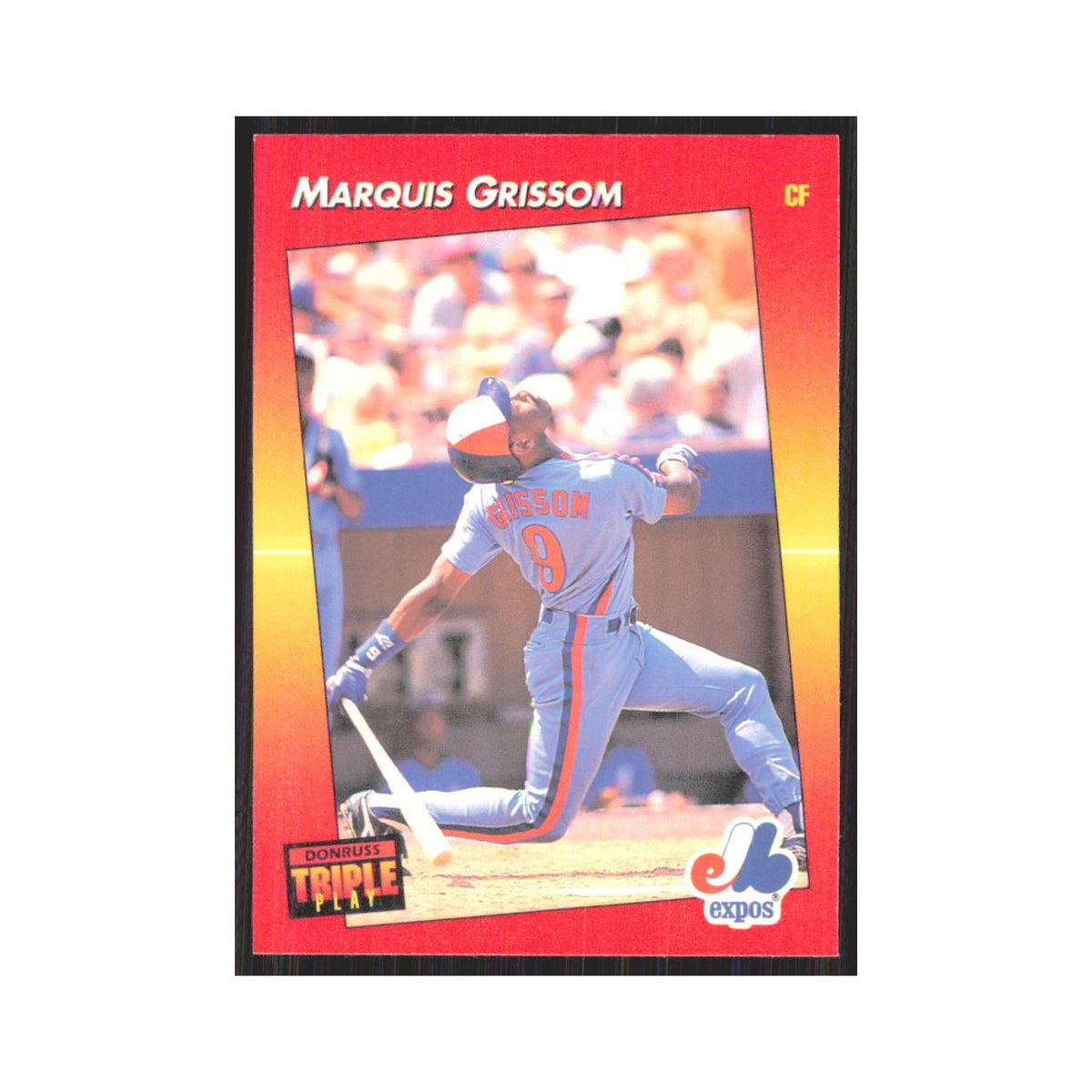 1992 Donruss Triple Play Marquis Grissom Montreal Expos #47