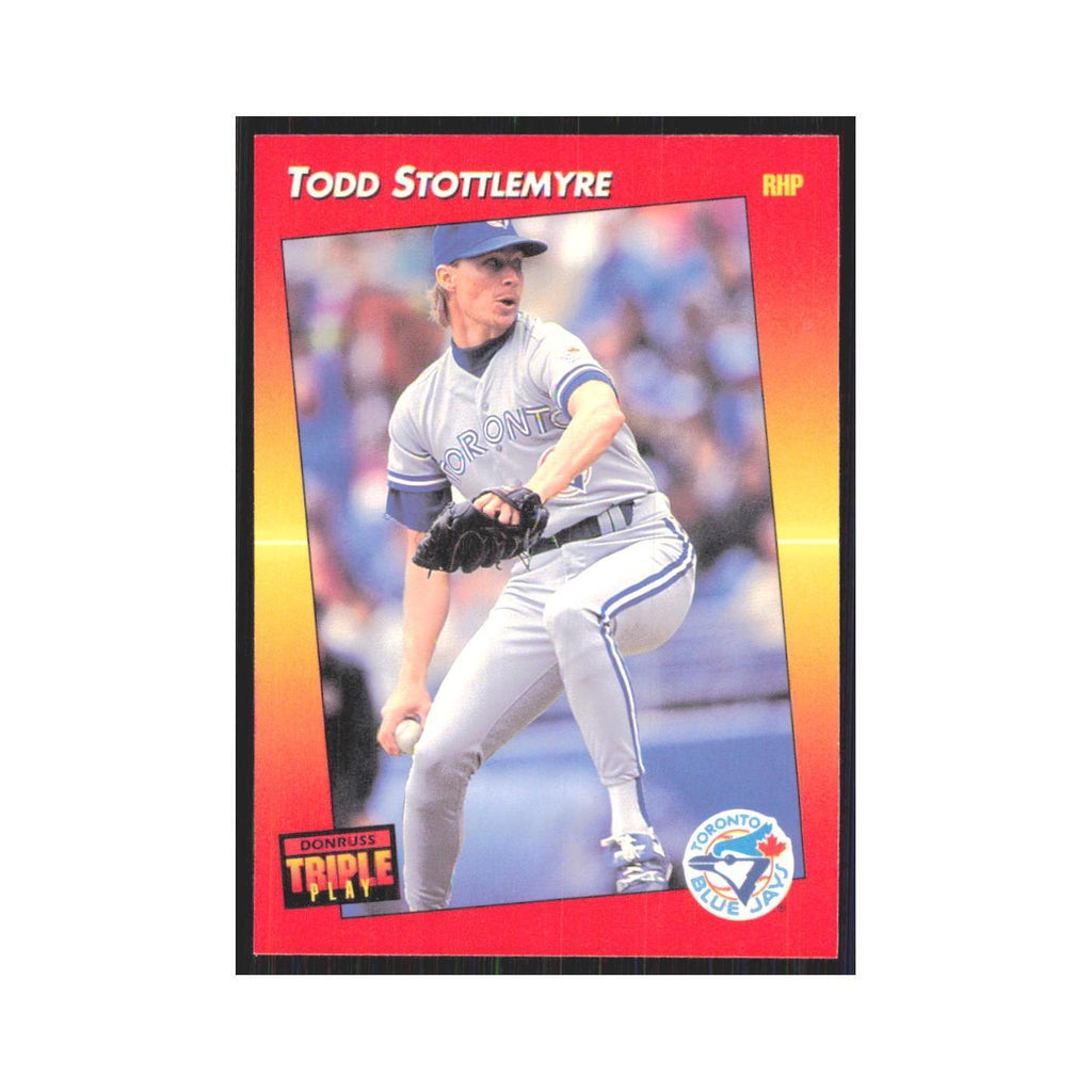 1992 Donruss Triple Play Todd Stottlemyre Blue Jays #58