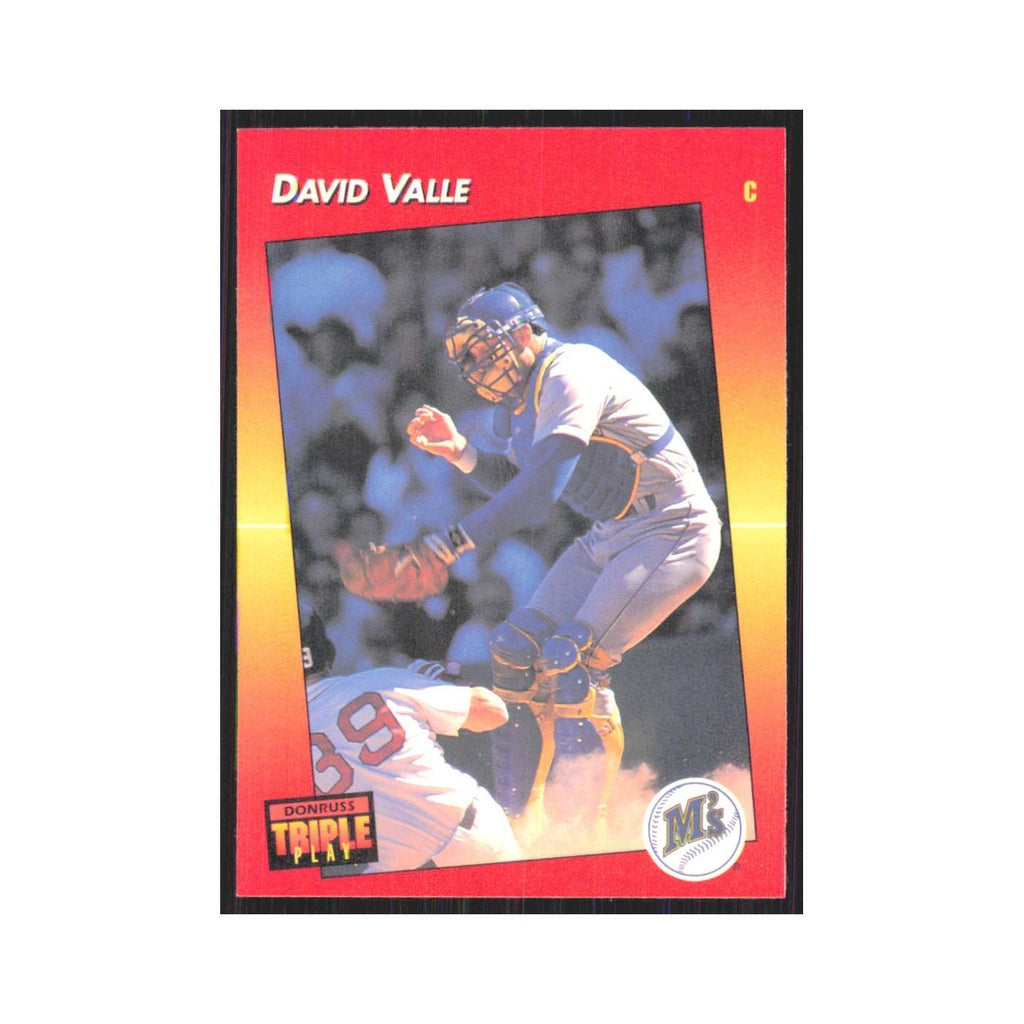 1992 Donruss Triple Play Dave Valle Mariners #5