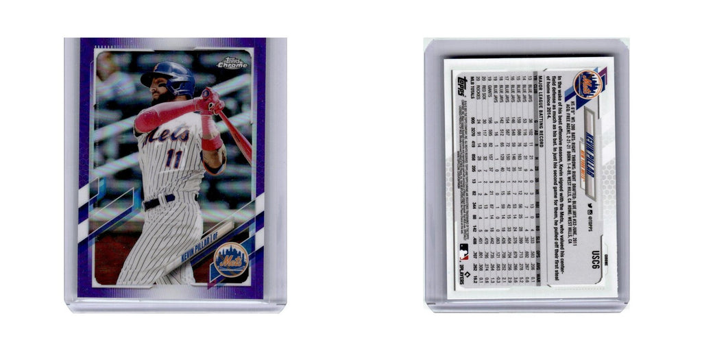 Kevin Pillar 2021 Topps Chrome Update Purple #USC6 New York Mets NM