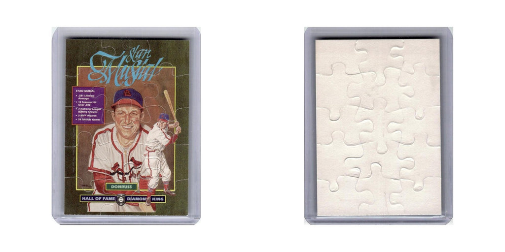 Stan Musial 1988 Donruss Puzzle #nan St. Louis Cardinals Baseball Card NM