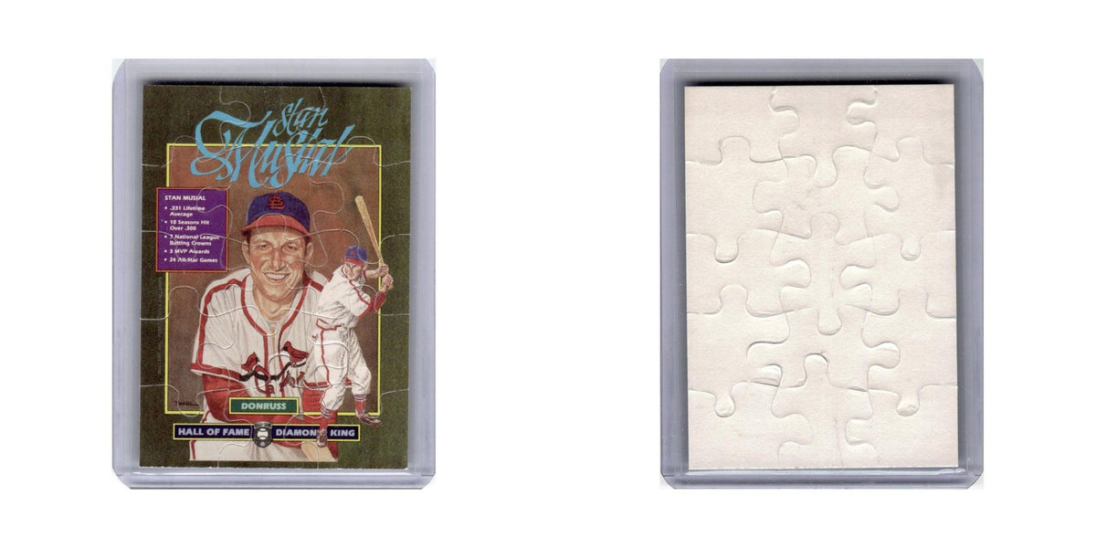 Stan Musial 1988 Donruss Puzzle #nan St. Louis Cardinals Baseball Card NM
