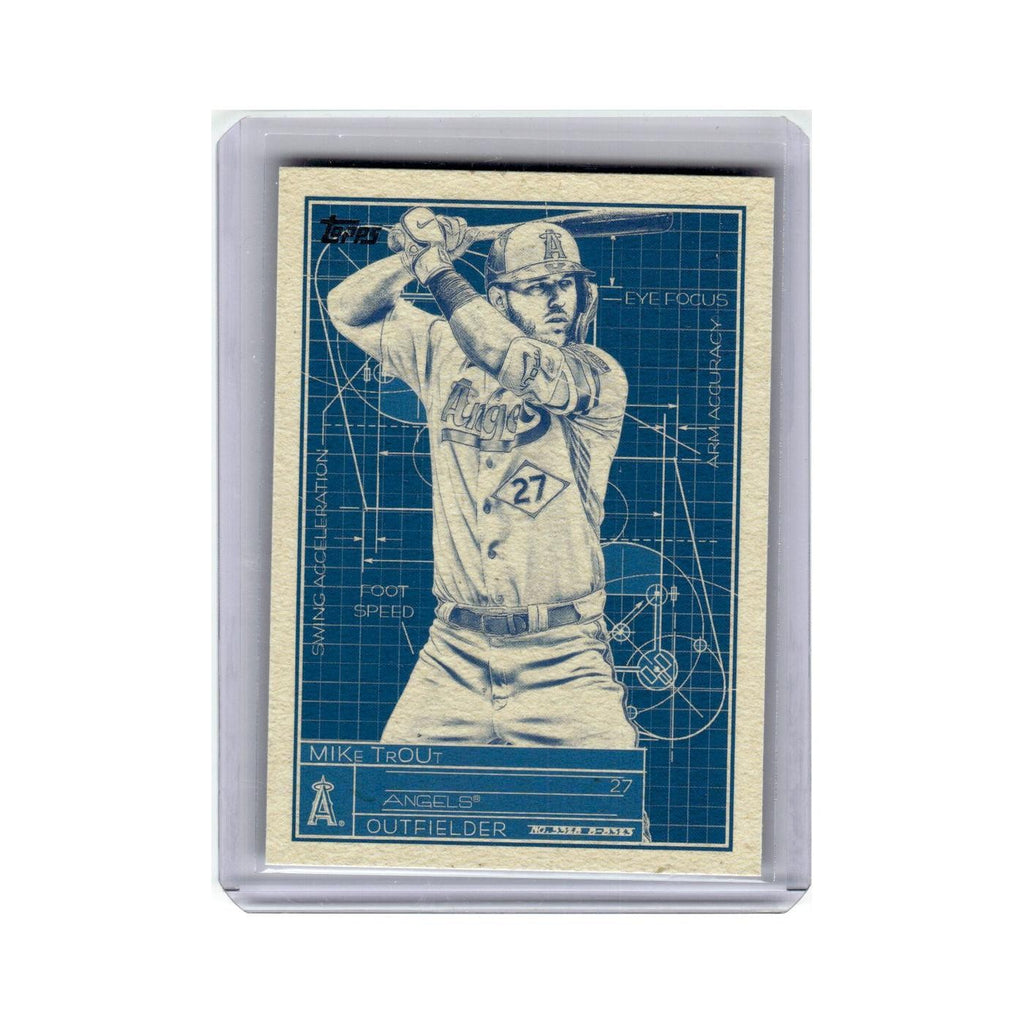 Mike Trout 2024 Topps Superstar Blueprint #SB-2 Los Angeles Angels NM