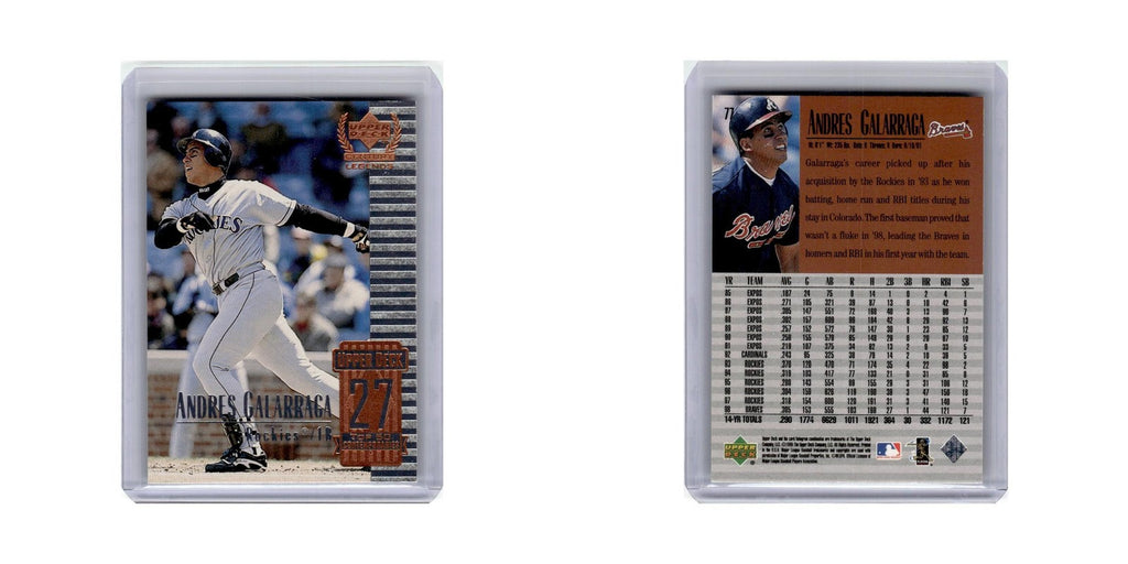 Andres Galarraga 1999 Upper Deck Century Legends #77 Colorado Rockies NM