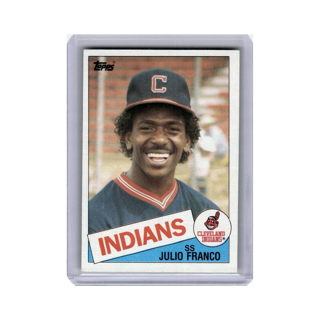 Julio Franco 1985 Topps #237 Cleveland Indians Baseball Card NM