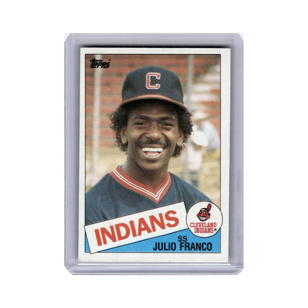 Julio Franco 1985 Topps #237 Cleveland Indians Baseball Card NM