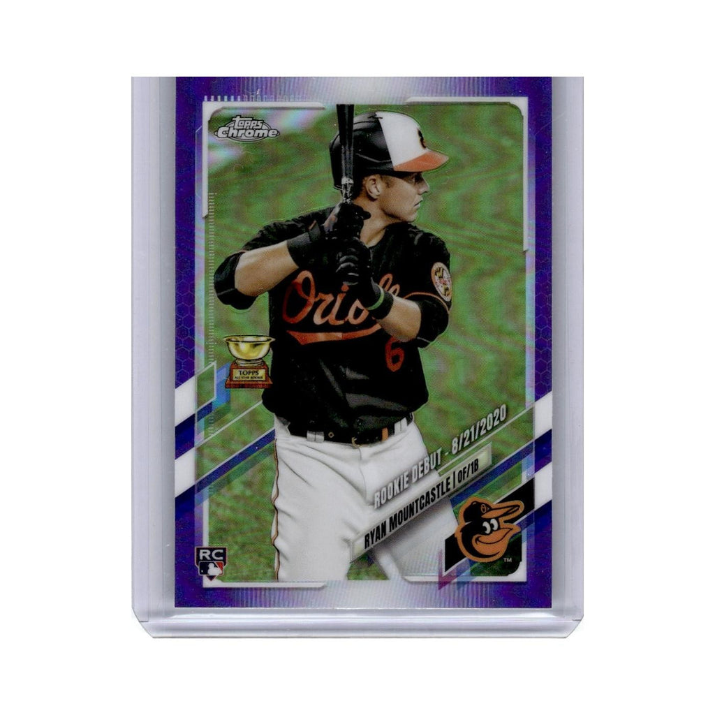 Ryan Mountcastle Rookie 2021 Topps Chrome Update Purple #USC39 Orioles NM