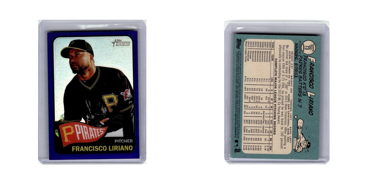 Francisco Liriano 2014 Topps Heritage #73 Pittsburgh Pirates Baseball Card NM