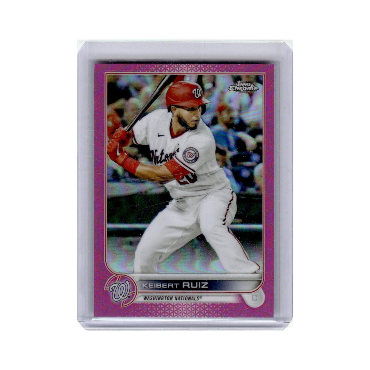 Keibert Ruiz 2022 Topps Chrome Pink #218 Washington Nationals Baseball Card NM