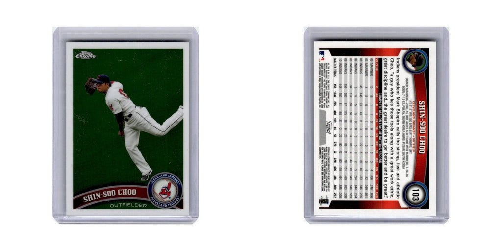 Shin-Soo Choo 2011 Topps Chrome #103 Cleveland Indians Baseball Card NM