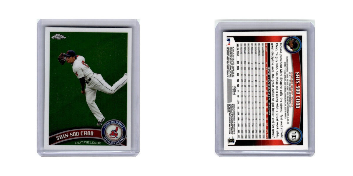 Shin-Soo Choo 2011 Topps Chrome #103 Cleveland Indians Baseball Card NM