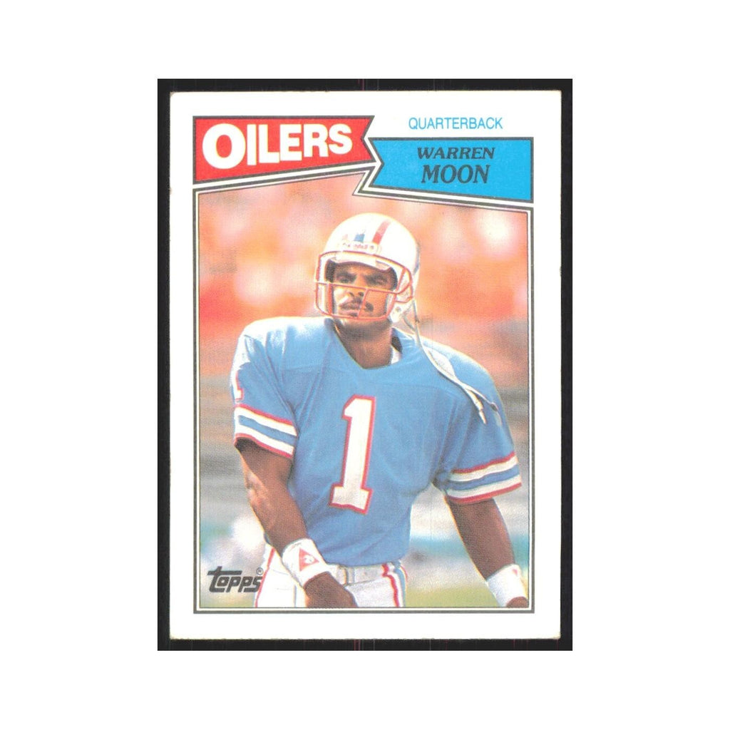 1987 Topps Warren Moon Houston Oilers #307