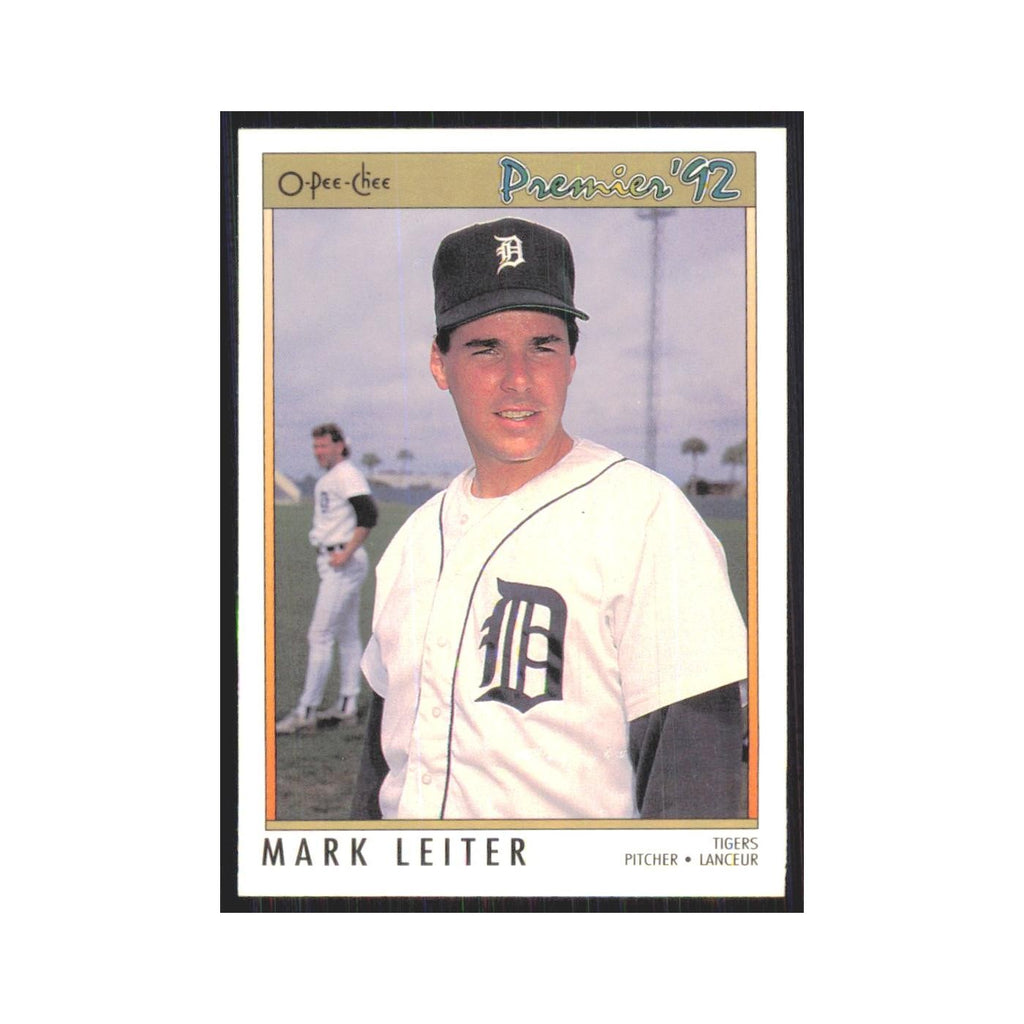 1992 O-Pee-Chee Premier Mark Leiter Tigers #48