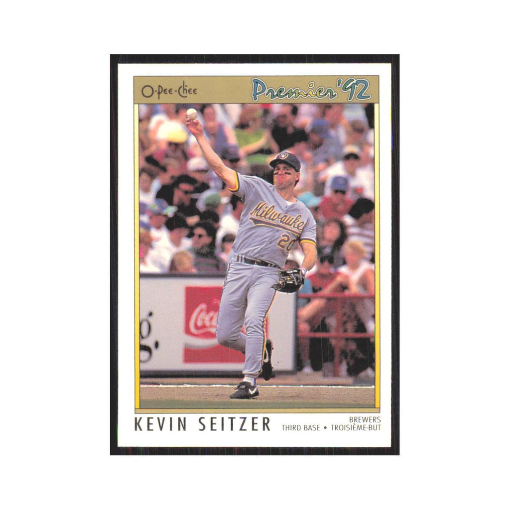 1992 O-Pee-Chee Premier Kevin Seitzer Brewers #27
