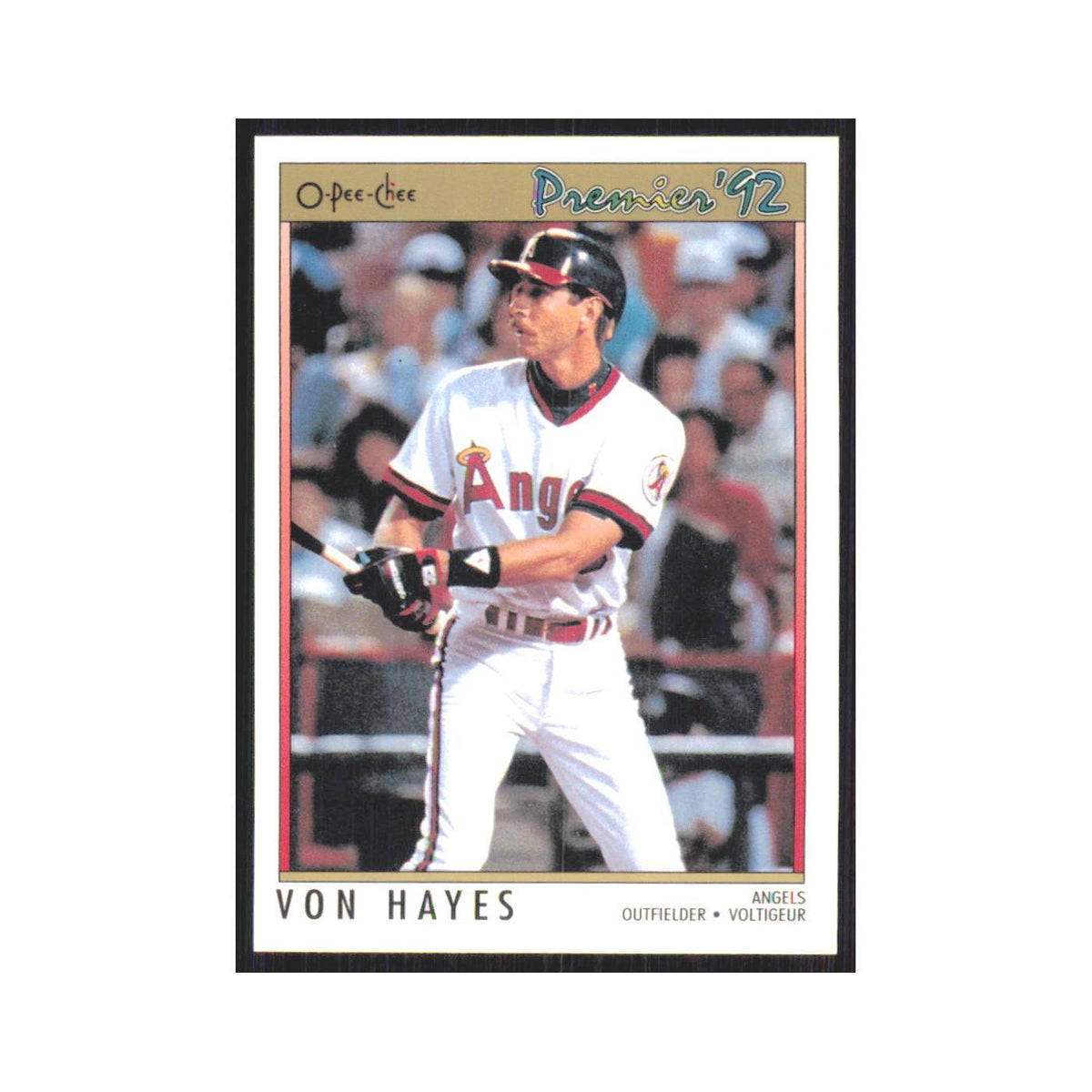 1992 O-Pee-Chee Premier Von Hayes Angels #127