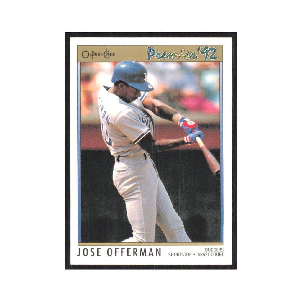 1992 O-Pee-Chee Premier Jose Offerman Dodgers #123
