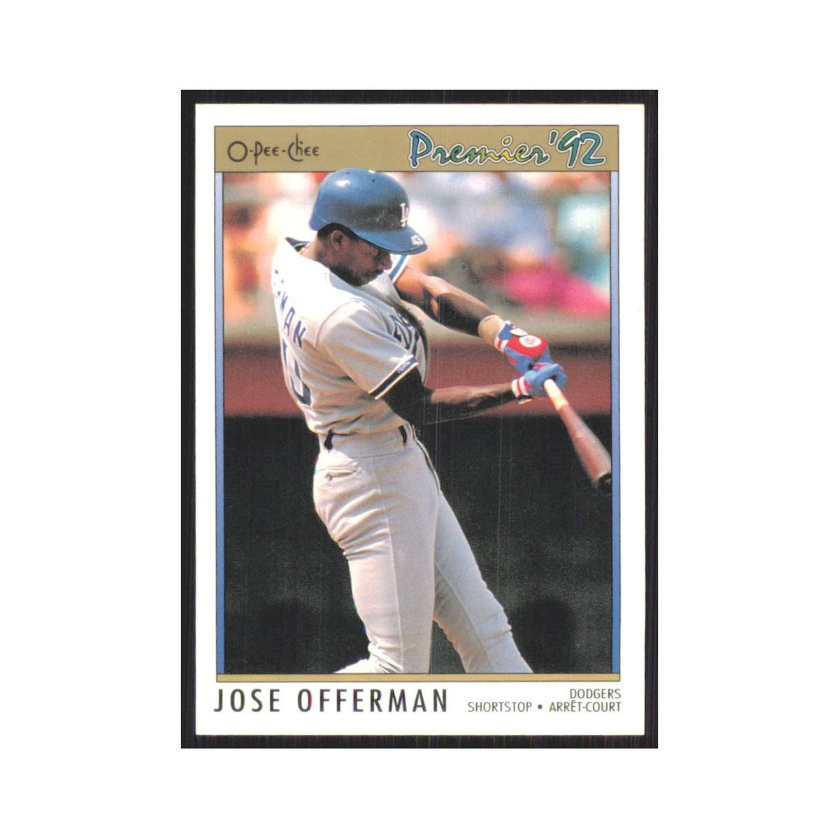 1992 O-Pee-Chee Premier Jose Offerman Dodgers #123