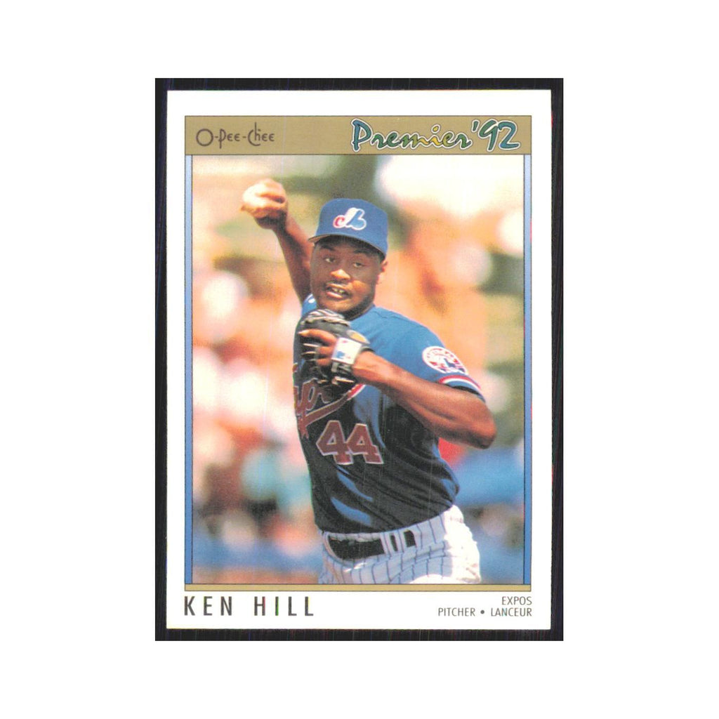 1992 O-Pee-Chee Premier Ken Hill Montreal Expos #89