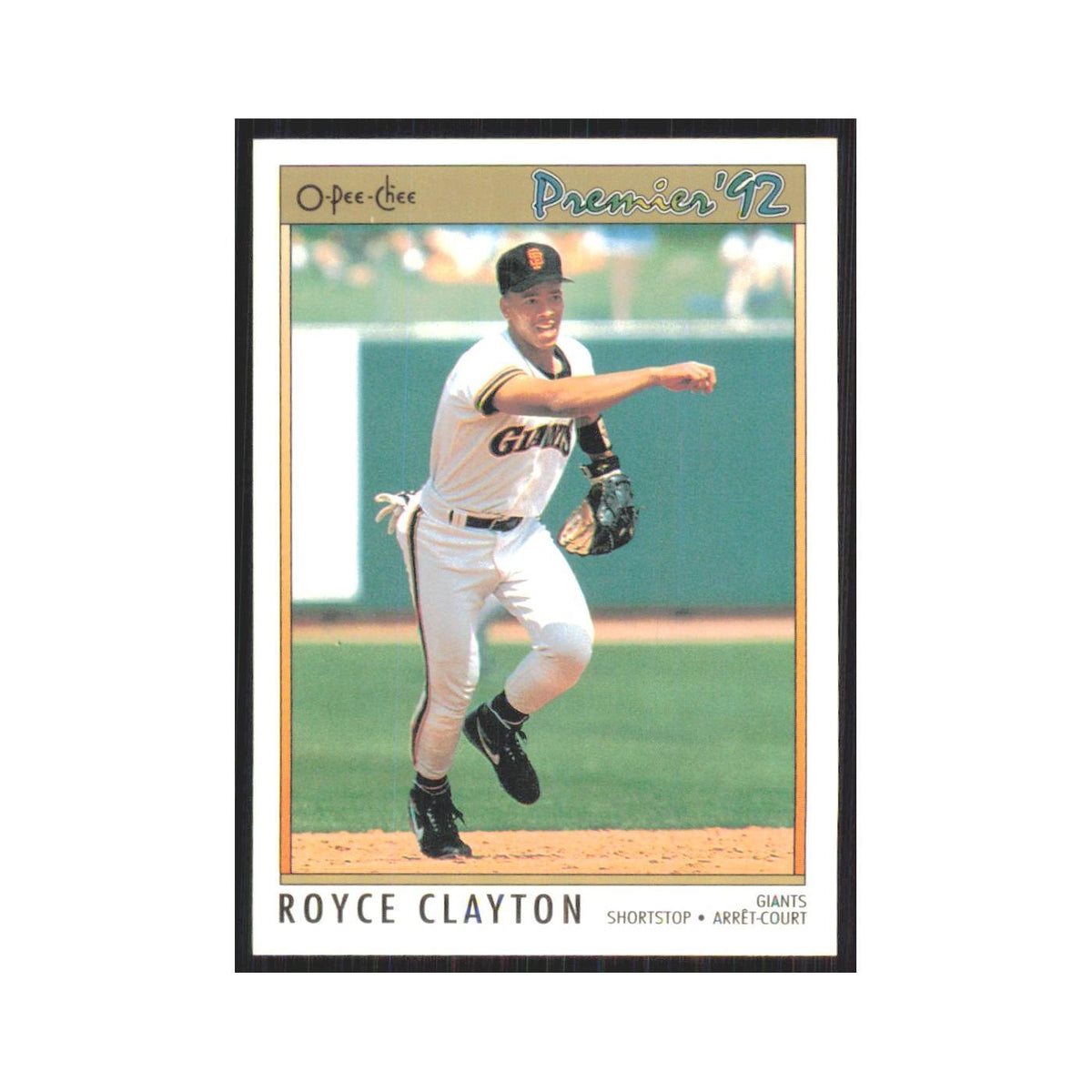 1992 O-Pee-Chee Premier Royce Clayton Giants #39