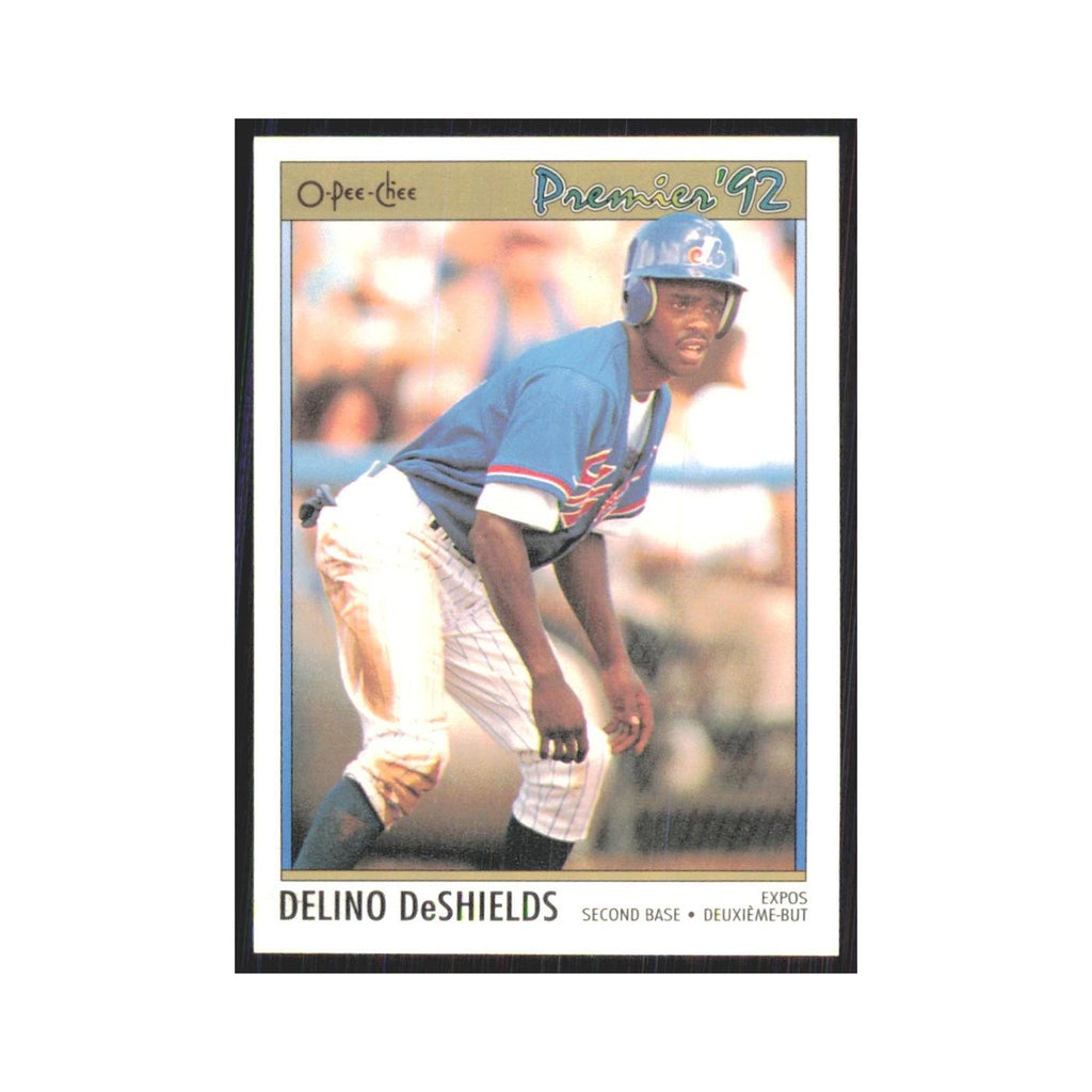 1992 O-Pee-Chee Premier Delino DeShields Montreal Expos #163