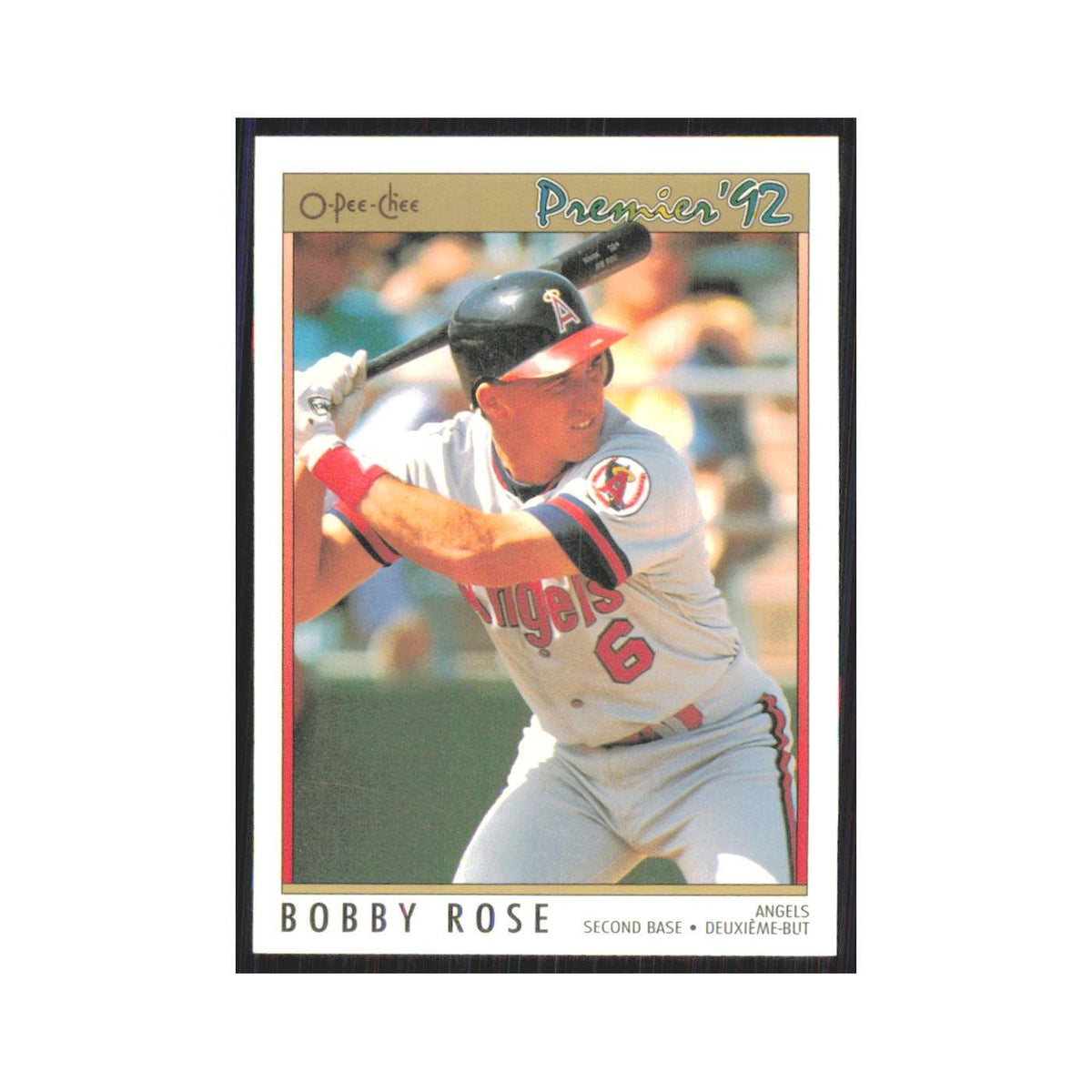 1992 O-Pee-Chee Premier Bobby Rose Angels #169