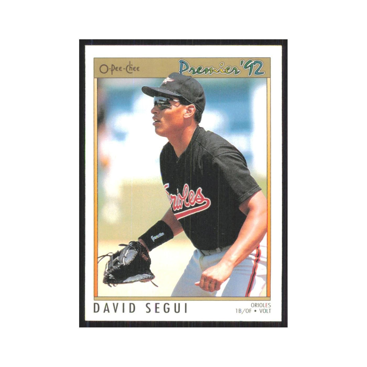 1992 O-Pee-Chee Premier David Segui Orioles #153