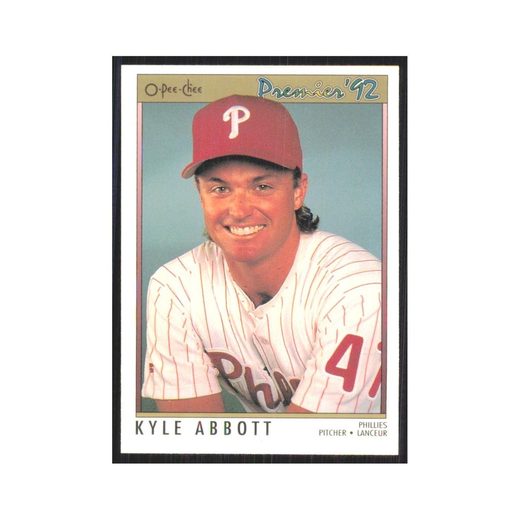 1992 O-Pee-Chee Premier Kyle Abbott Phillies #185