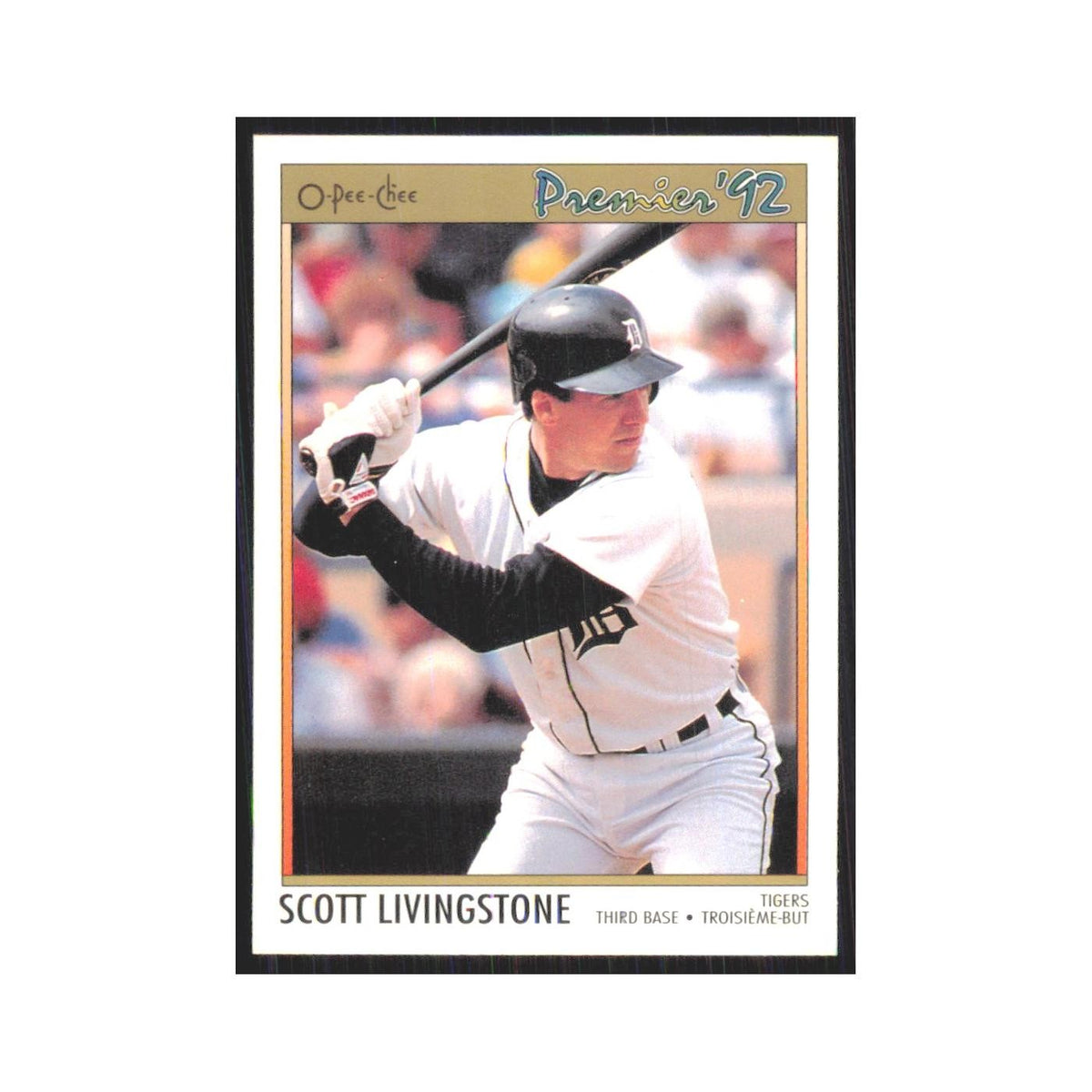 1992 O-Pee-Chee Premier Scott Livingstone Tigers #56