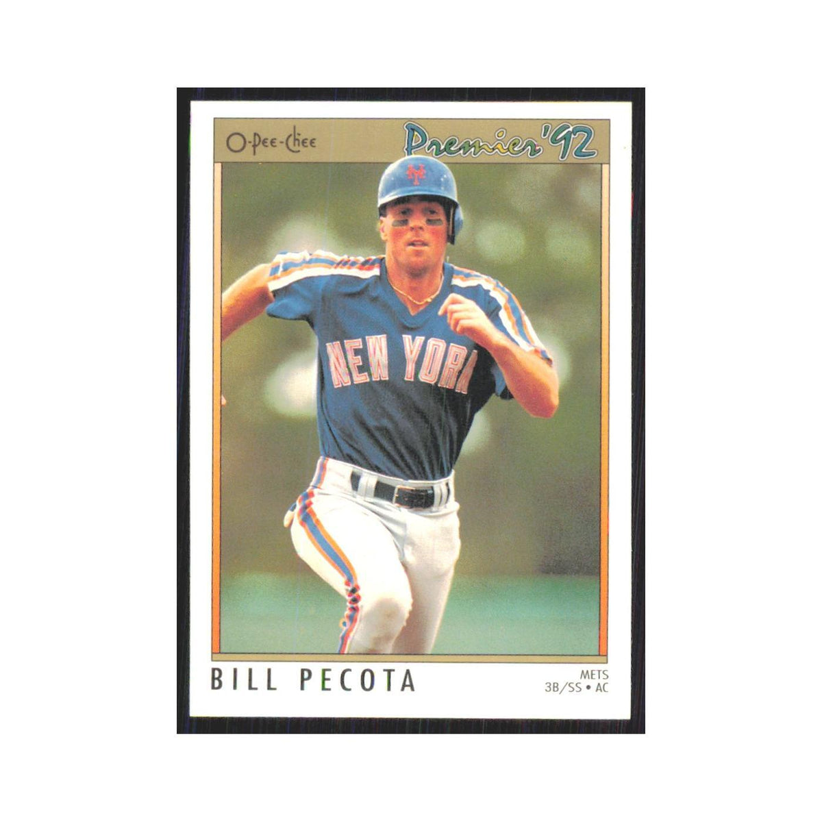 1992 O-Pee-Chee Premier Bill Pecota Mets #149