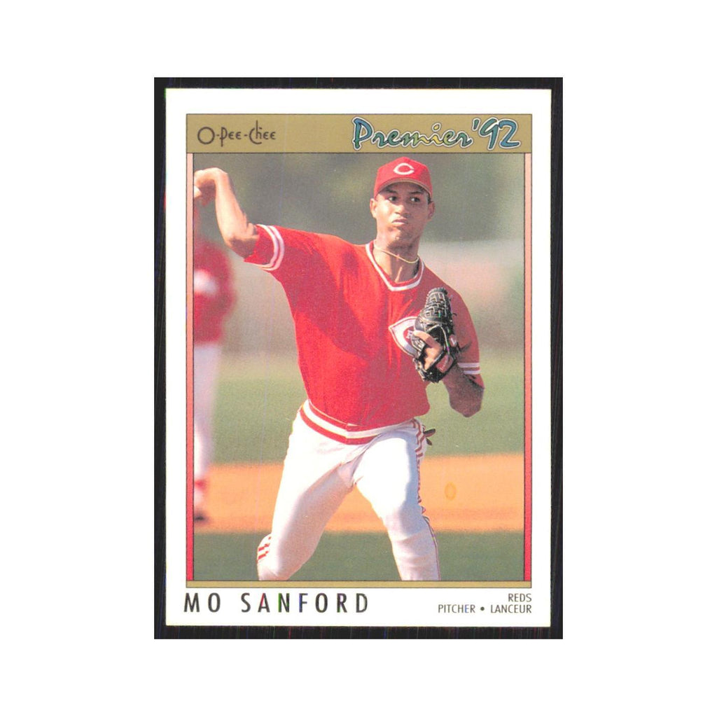 1992 O-Pee-Chee Premier Mo Sanford Reds #17