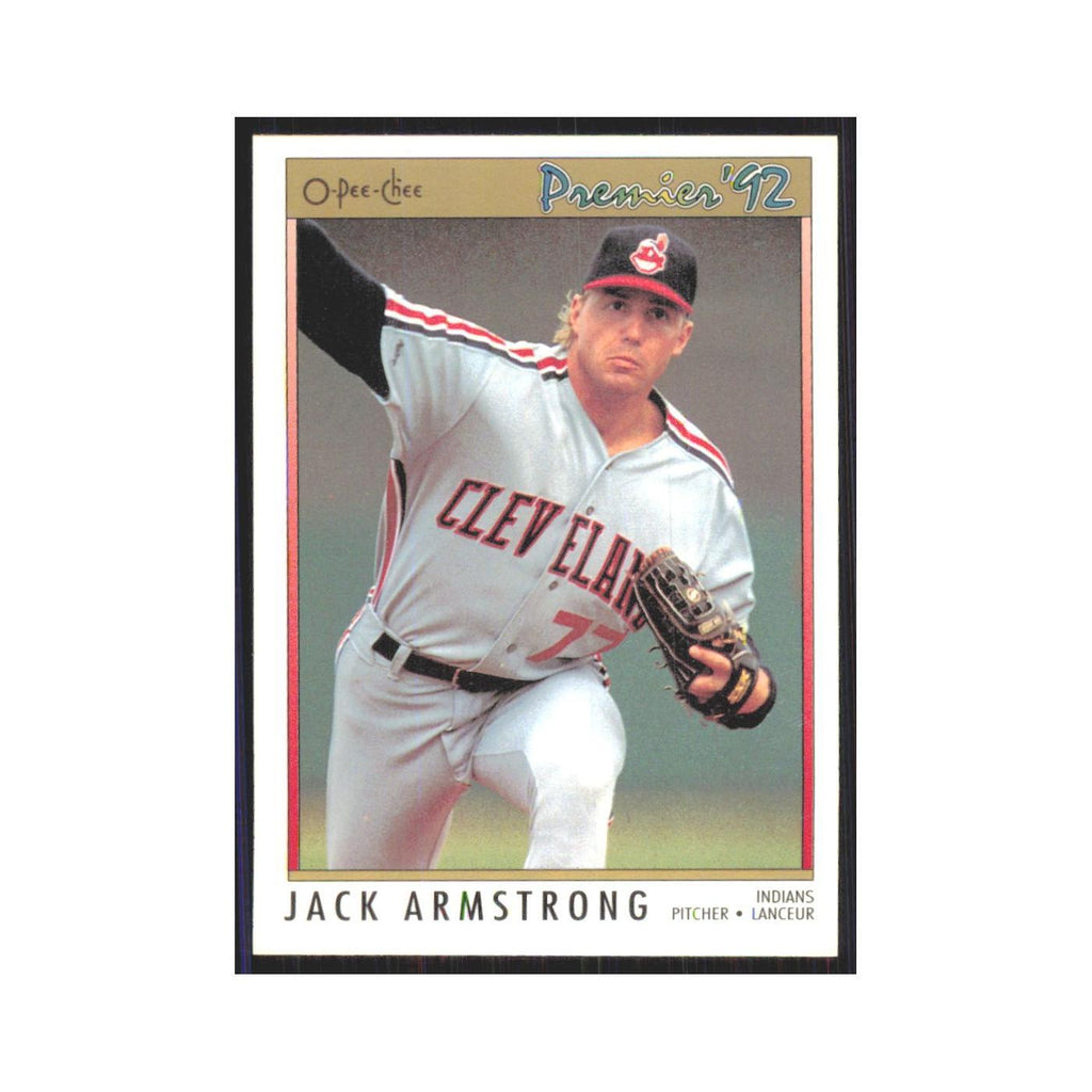 1992 O-Pee-Chee Premier Jack Armstrong Indians #192
