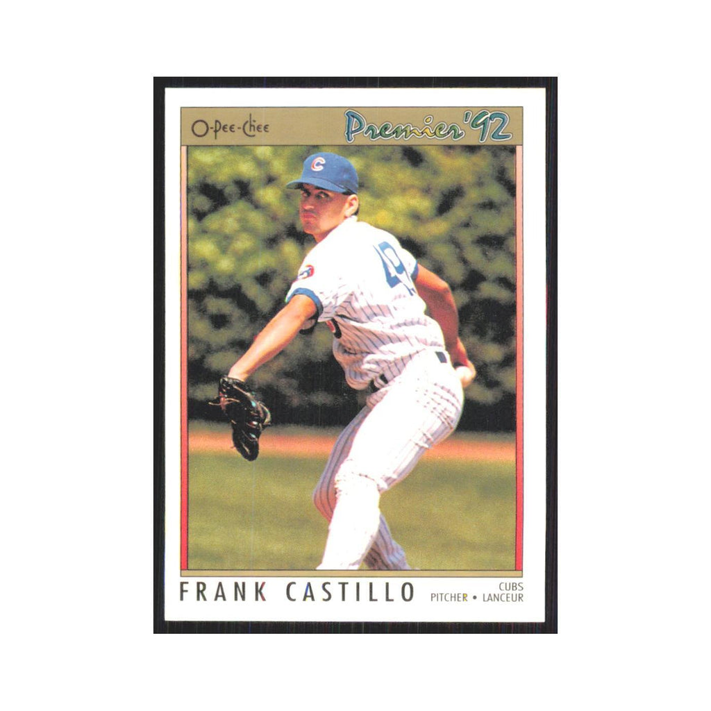 1992 O-Pee-Chee Premier Frank Castillo Cubs #159