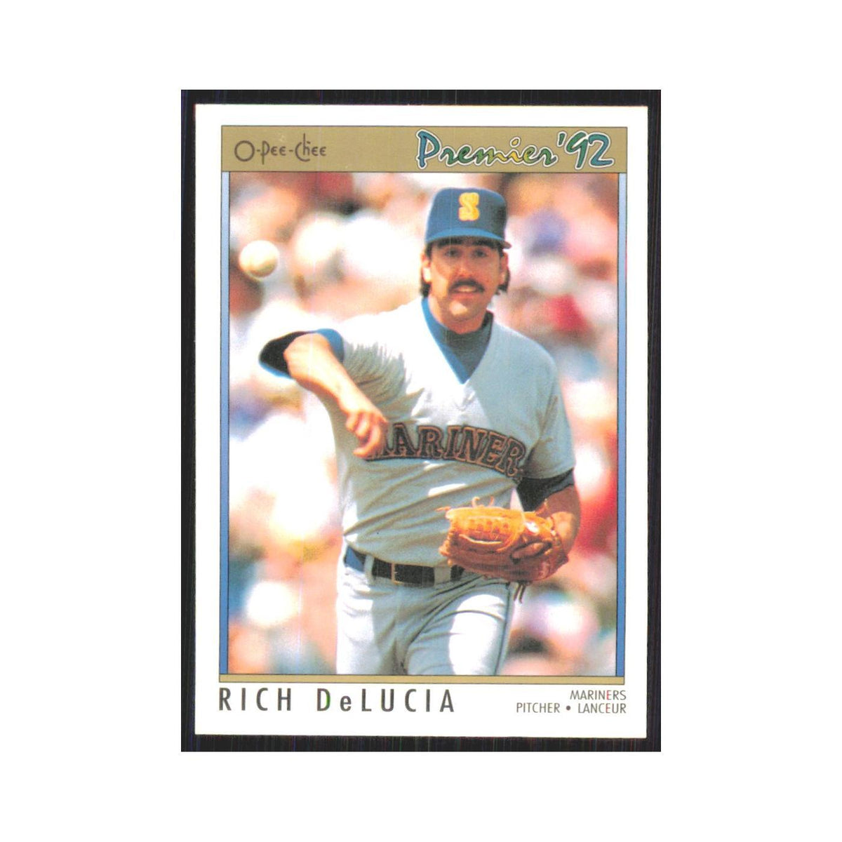 1992 O-Pee-Chee Premier Rich DeLucia Mariners #171