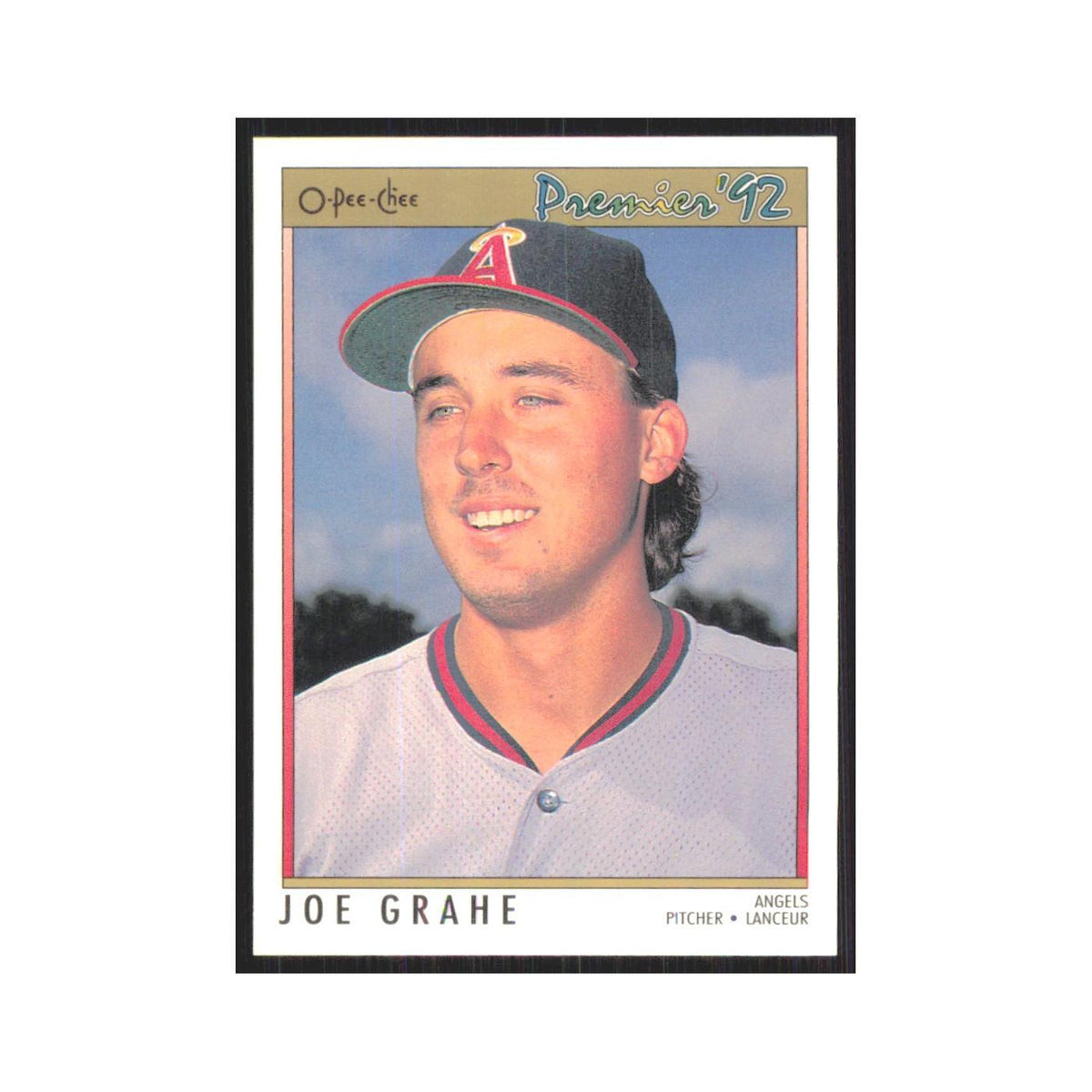 1992 O-Pee-Chee Premier Joe Grahe Angels #158