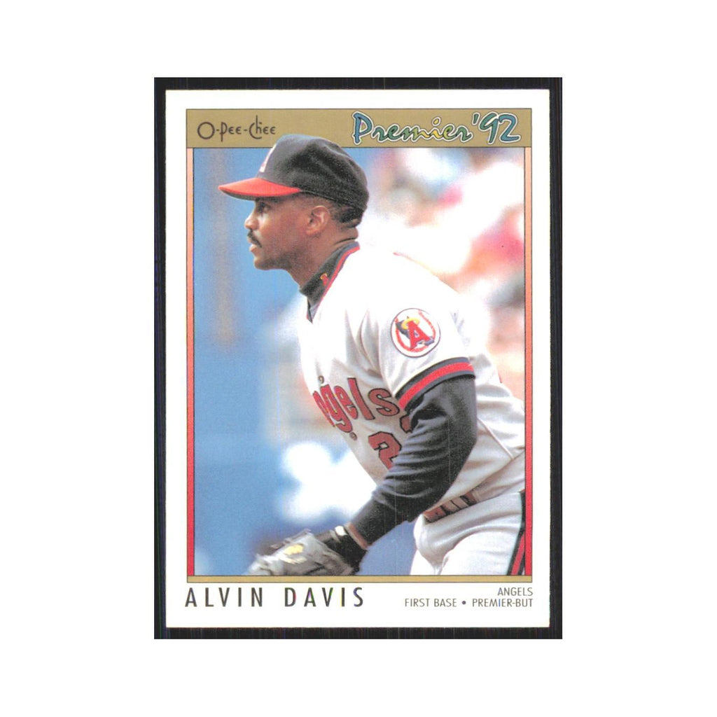 1992 O-Pee-Chee Premier Alvin Davis Angels #183