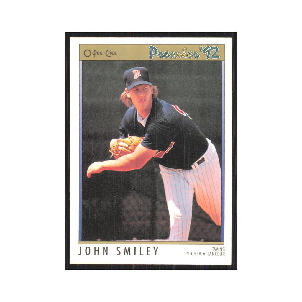 1992 O-Pee-Chee Premier John Smiley Twins #2