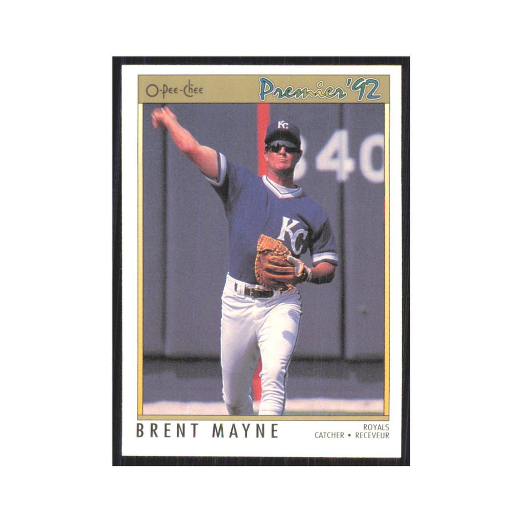 1992 O-Pee-Chee Premier Brent Mayne Royals #40